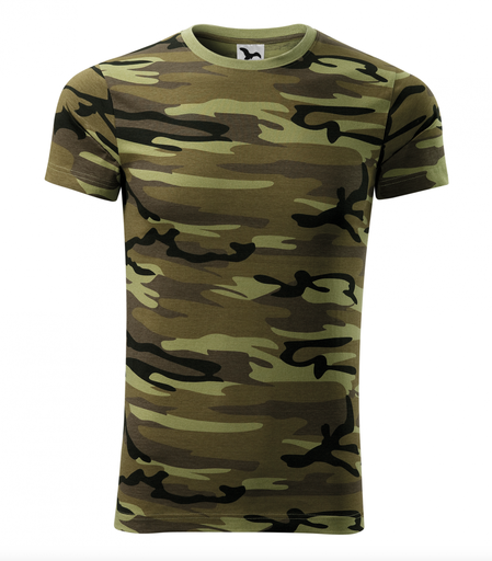 Terepmintás férfi póló (zöld)