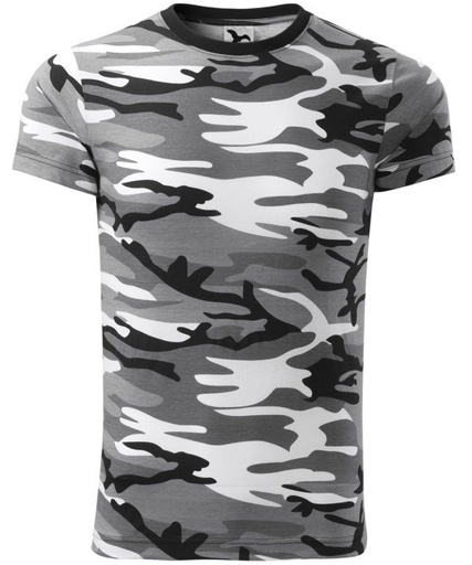 Terepmintás férfi póló (szürke)